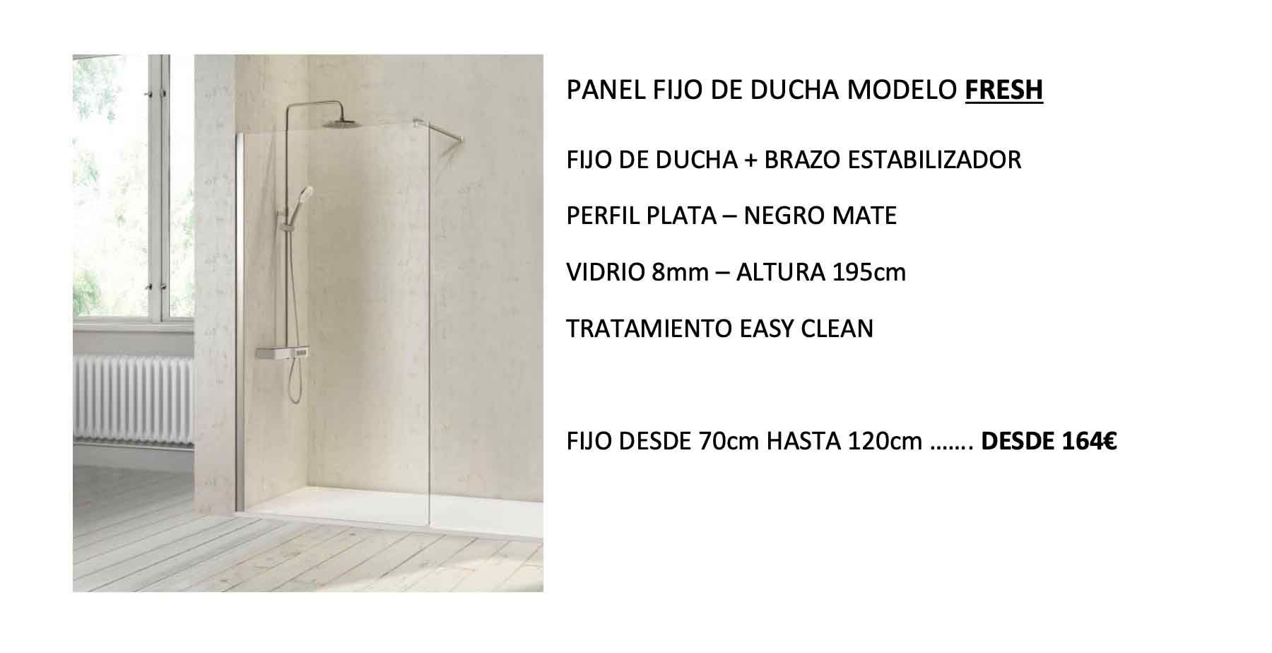 Una imagen de una ducha con texto en español.