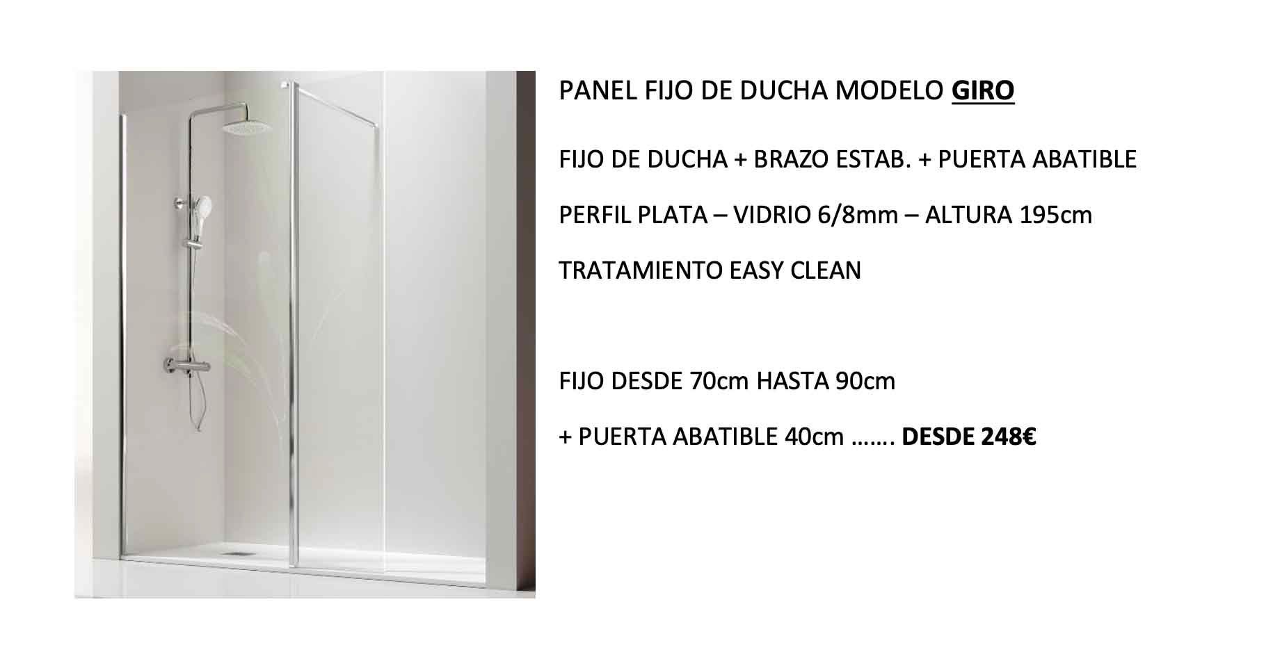 Una imagen de una cabina de ducha con un cabezal de ducha encima.