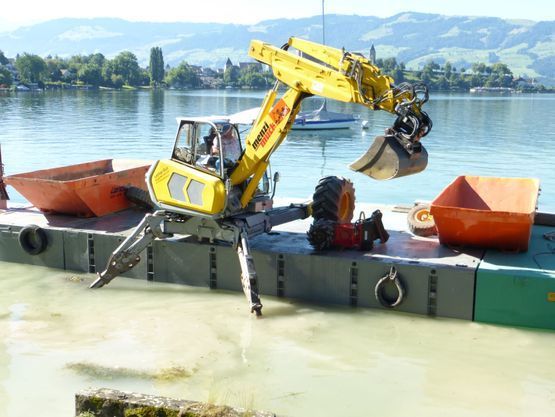 Aushub | Lothar Gut Baggerbetriebe | Bagger, Aushubarbeiten, Naturschutzarbeiten, Umgebungsarbeiten, Transport | Eschenbach SG