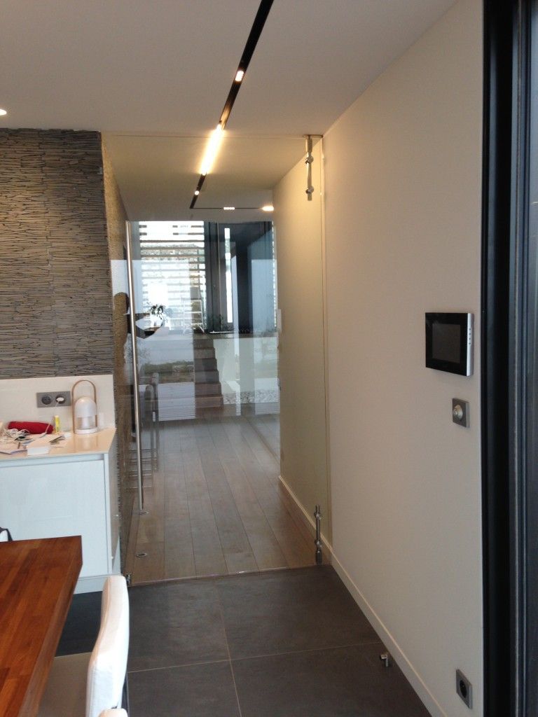 Porte en verre sur mesure