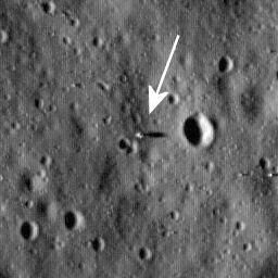 LRO Aufnahme Apollo 11
