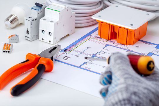 Plan et matériel électrique