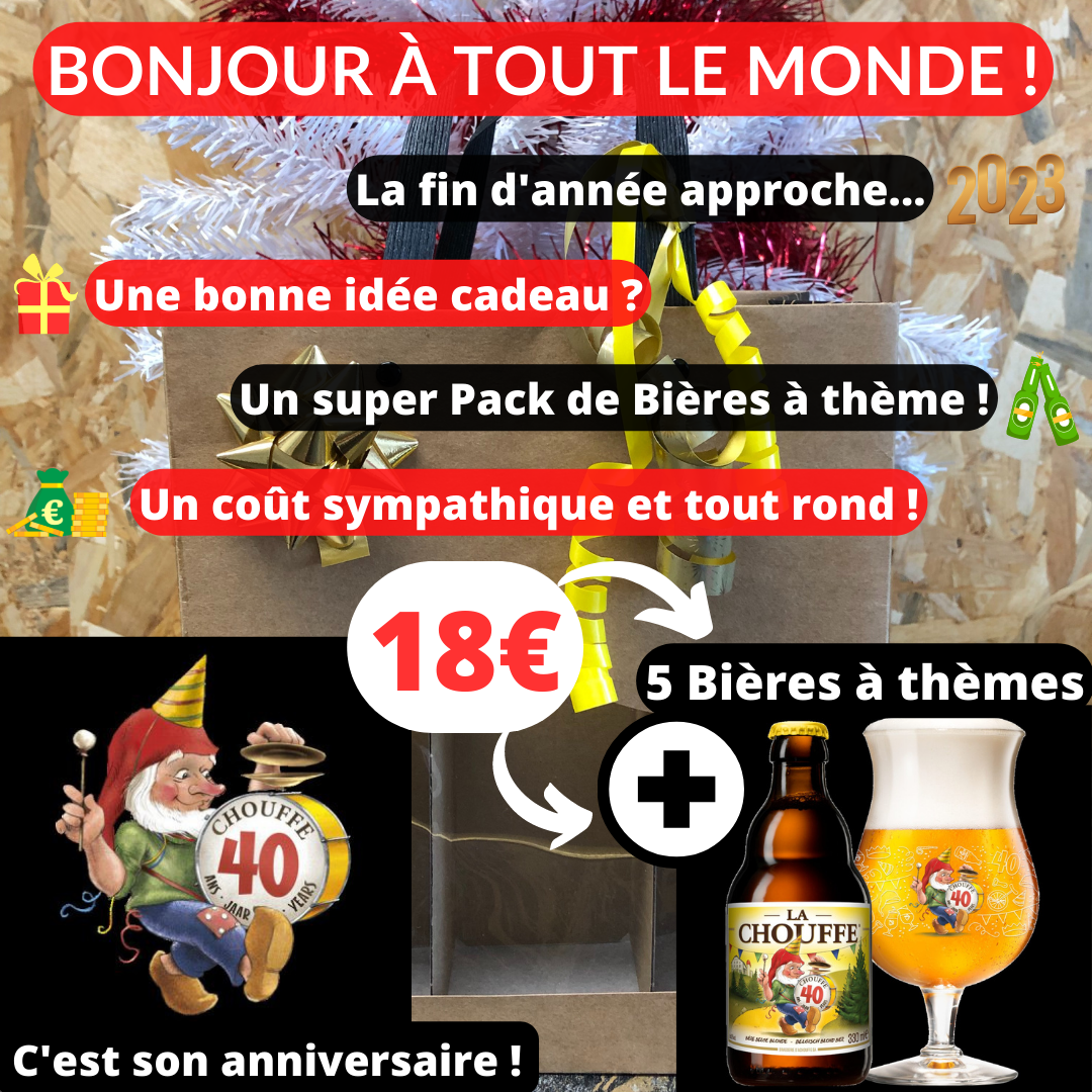 Distributeur de bières - Fêtes de Noël