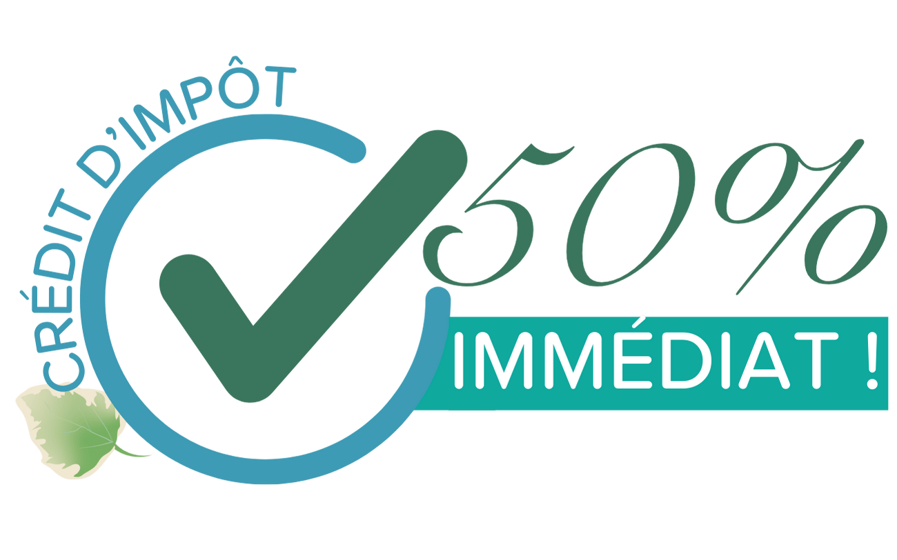 Image mentionnant le crédit d’impôt.