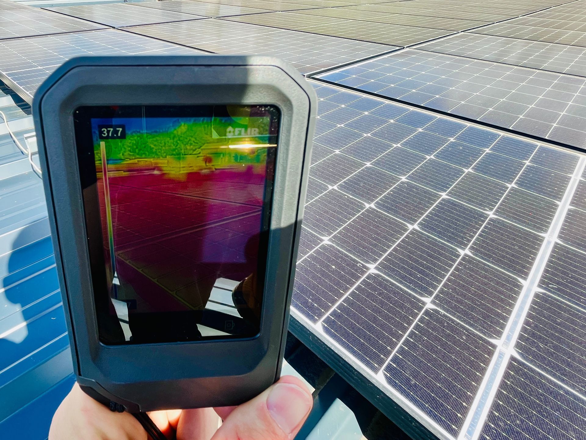 Inspection de panneaux solaires