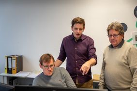 Wohnzimmer mit Klimaanlage