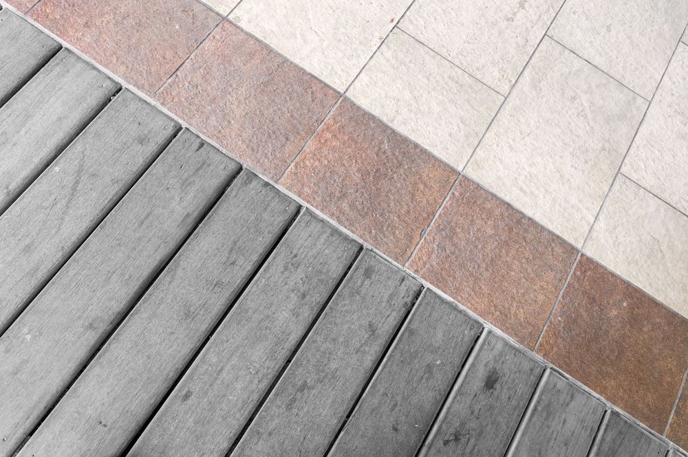 revêtement de sol carrelage et parquet