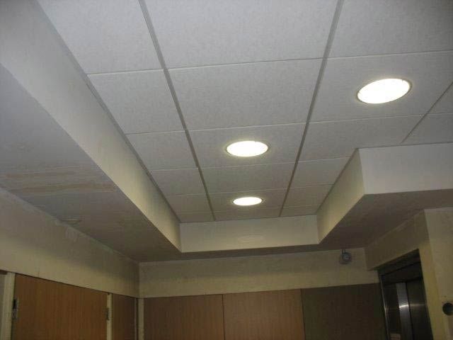 faux-plafond et spots intégrés