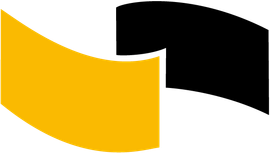 élément de design jaune et noir