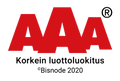Logo AAA Korkein luottoluokitus Bisnode