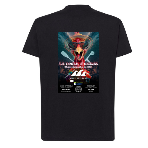 WEST SUP SURF - T SHIRT COTON  POULE