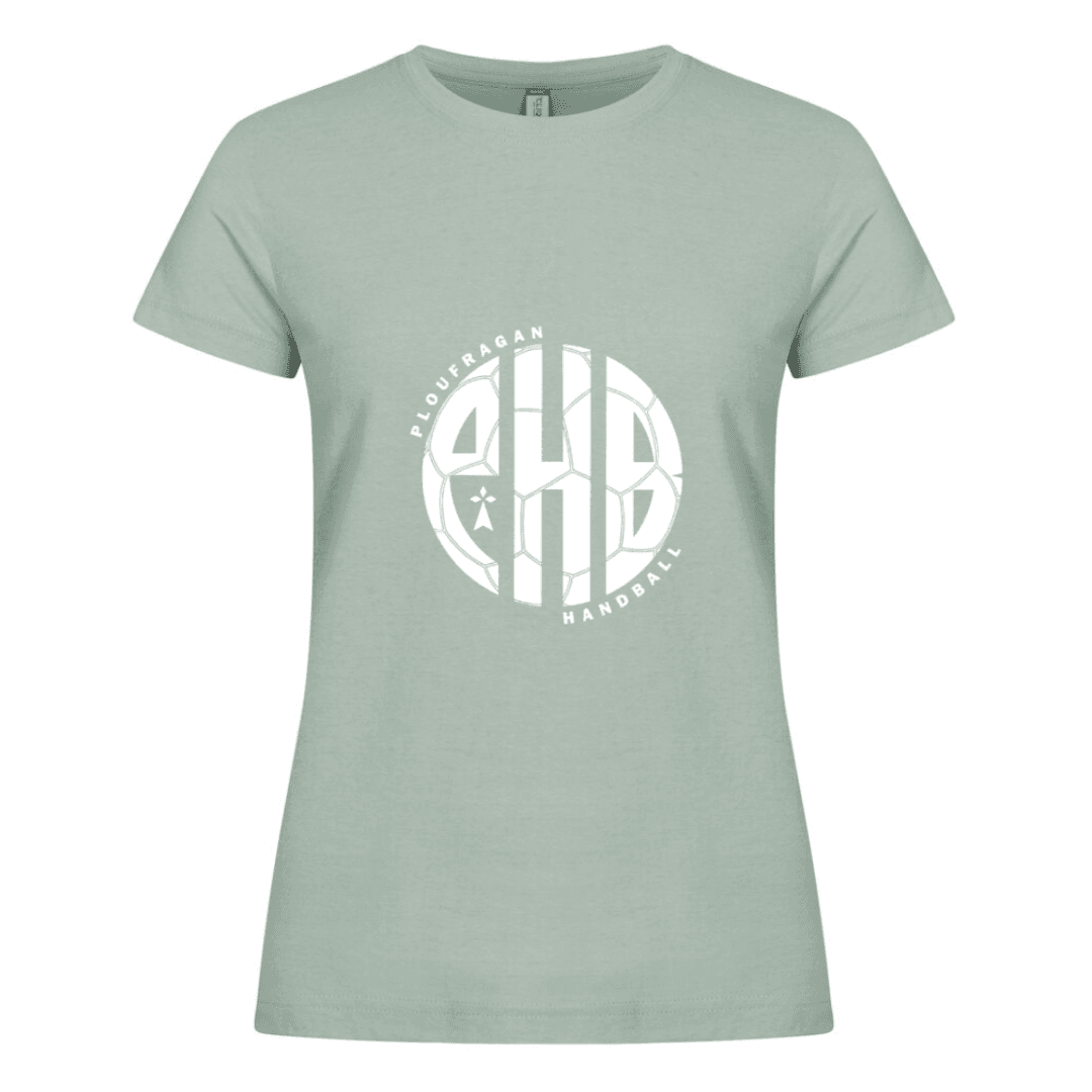 T-shirt noir avec un logo monogramme circulaire blanc centré sur la poitrine