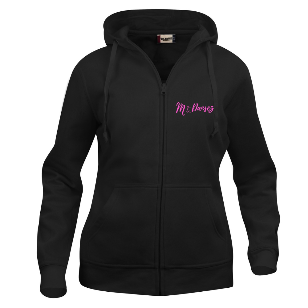 M&DANSEZ - VEST ZIPPEE  CAPUCHE COTON FEMME