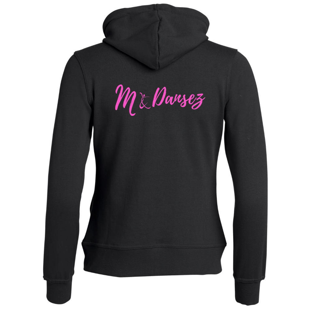 M&DANSEZ - VEST ZIPPEE  CAPUCHE COTON FEMME