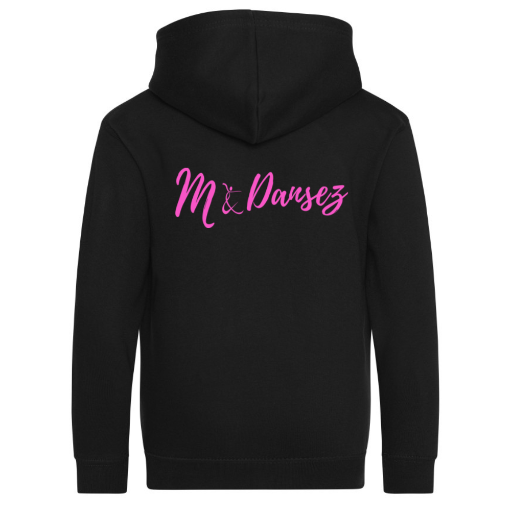 M&DANSEZ - VEST ZIPPEE  CAPUCHE COTON ENFANT