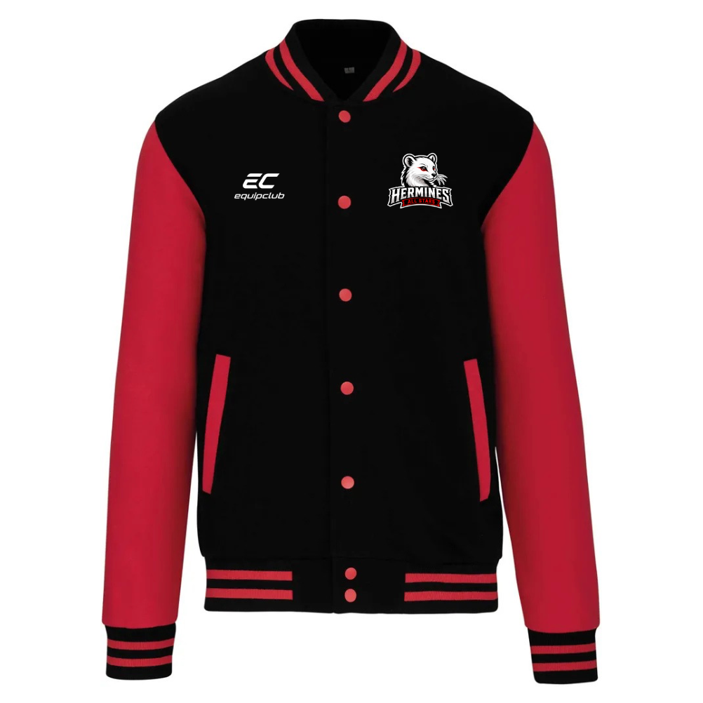 HERMINES - VESTE TEDDY NOIR