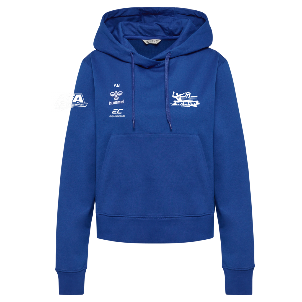 VOLLEY GUIPAVAS - SWEAT CAPUCHE COTON FEMME