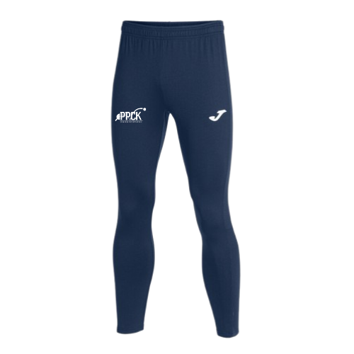 Leggings de sport Joma bleu marine avec logos blancs sur les cuisses