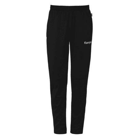 Pantalon de survêtement noir Kappa avec un petit logo sur le haut de la jambe