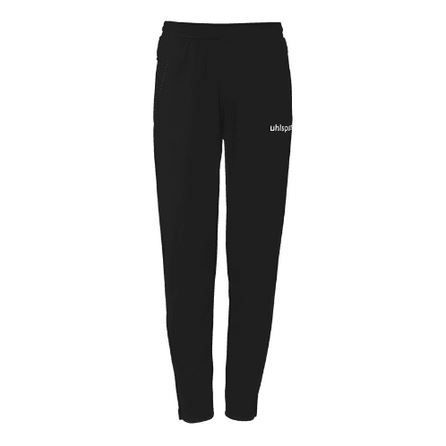 Pantalon de jogging noir avec un petit logo sur le haut de la jambe droite