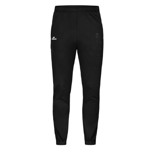 Pantalon de jogging noir de sport avec jambes fuselées et taille élastique