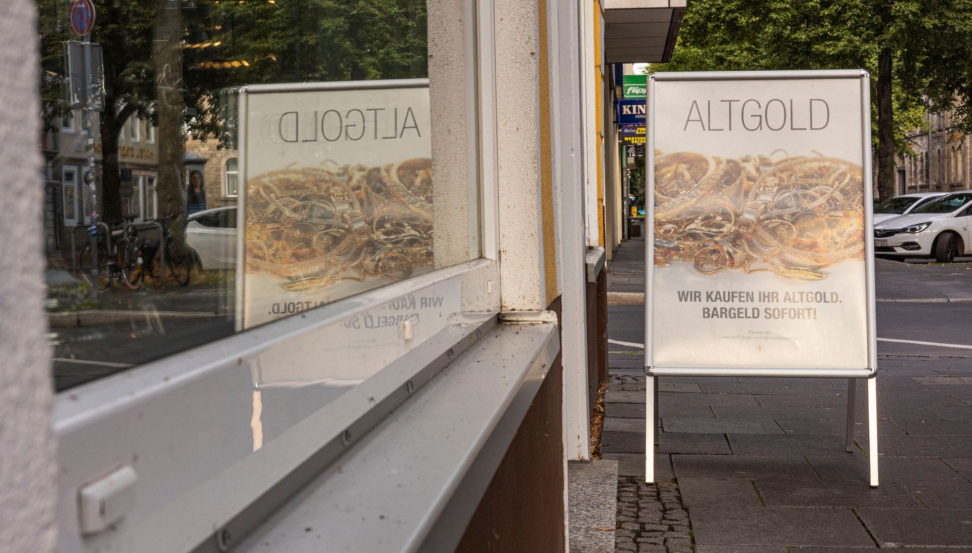 Münz- und Edelmetallhandel Andreas Fenzl Göttingen - Ladengeschäft Eingang