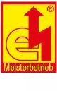 Ein gelb-rotes Logo mit einem nach oben zeigenden Pfeil.