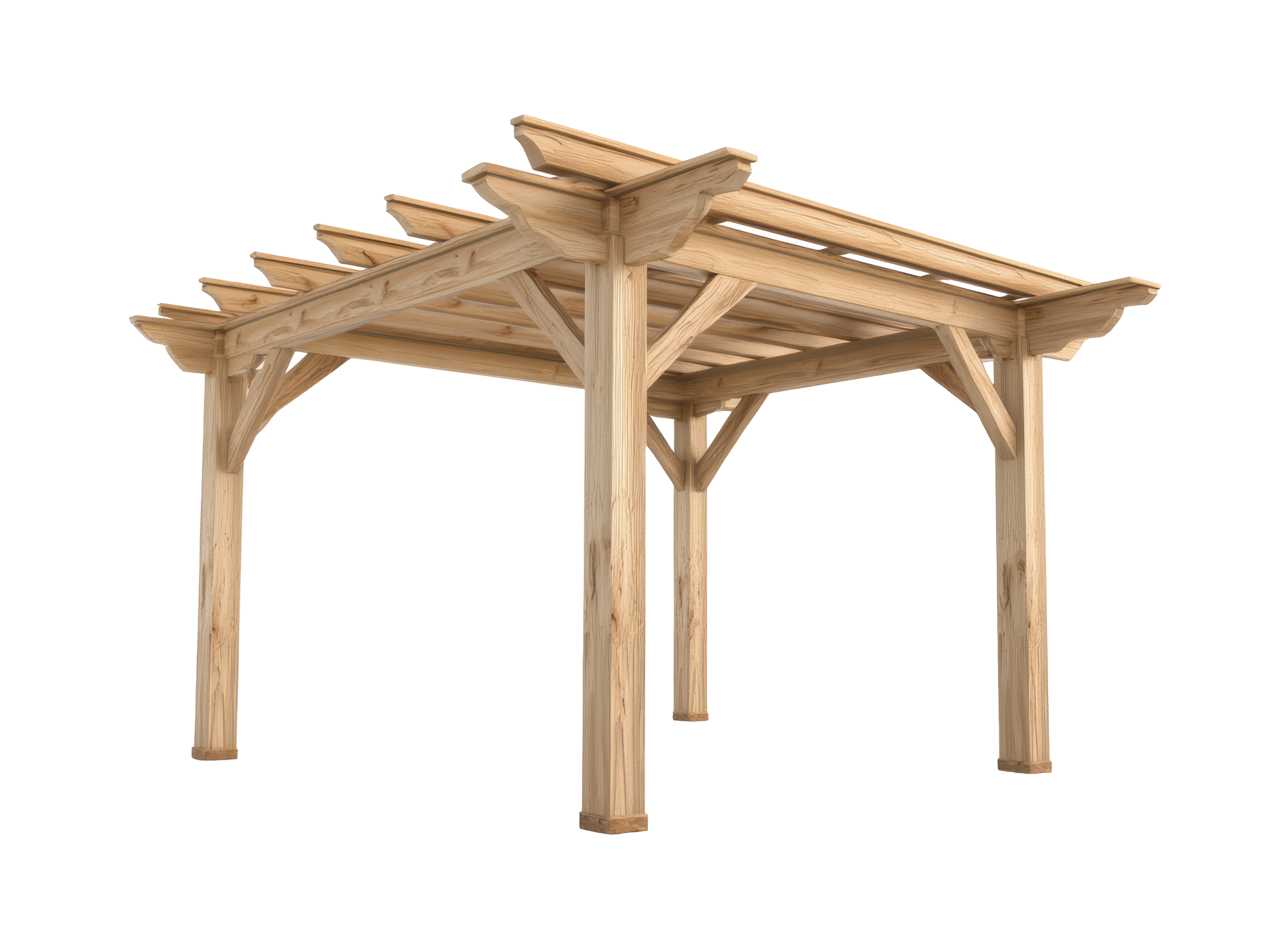 Une pergola en bois