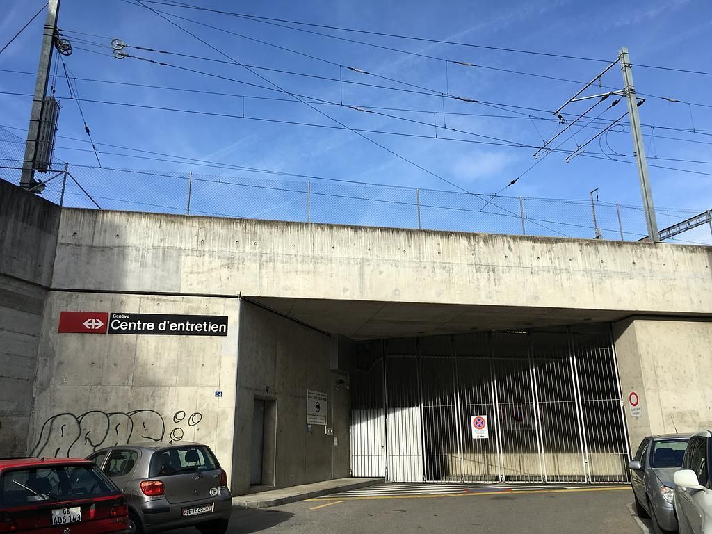 Michel Terrier - électricité - télécom - contrôle - Genève - CFF entrée CEG centre entretien Genève