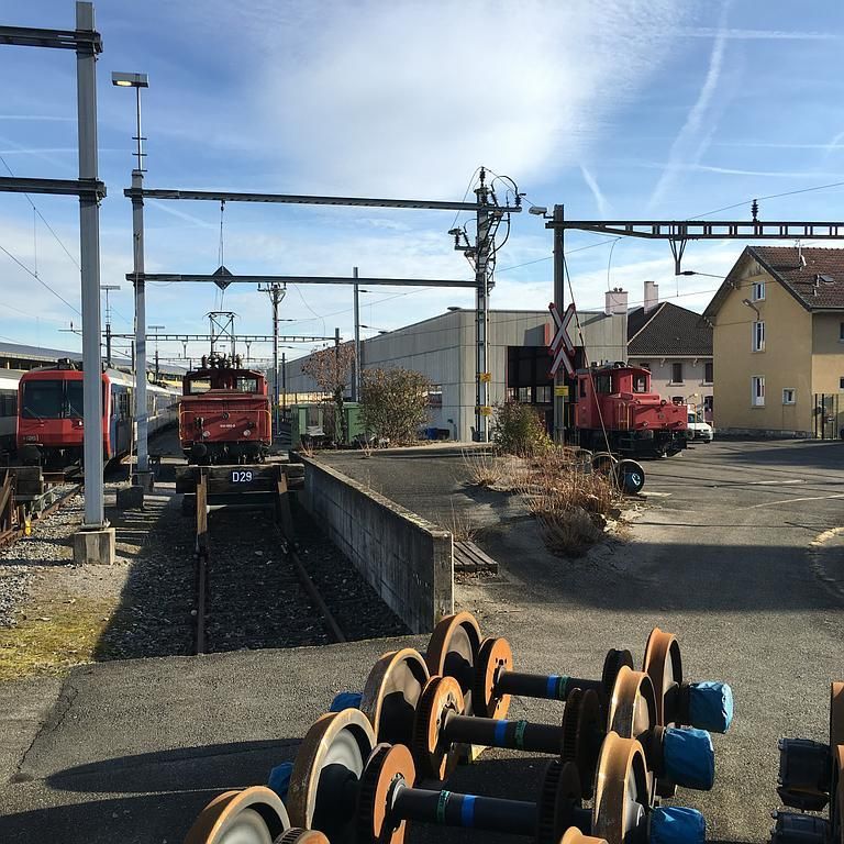 Michel Terrier - électricité - télécom - contrôle - Genève - CFF Atelier mécanique Montbrillant