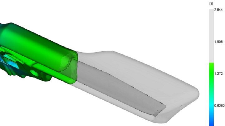 Mold-Flow-Simulation der H + E Gruppe aus Sinsheim - Ihr zuverlässiger und starker Innovationspartner der Automobilindustrie und des Non-Automotive Bereiches