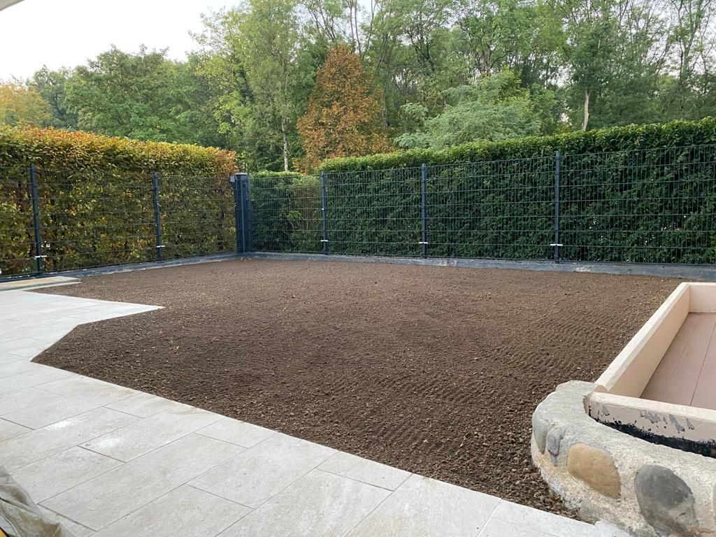 Jardin avant placage