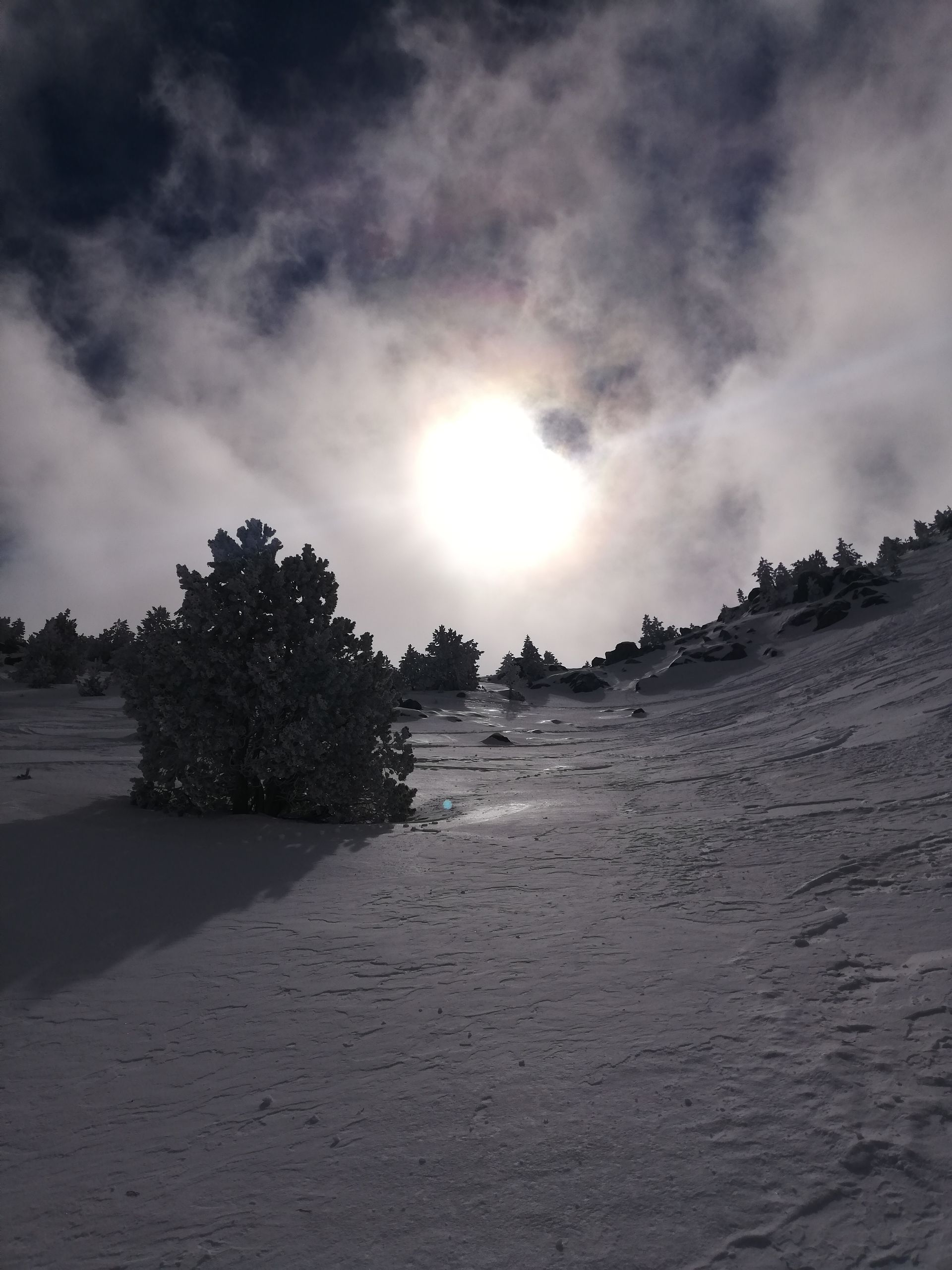 Haut de la station de ski