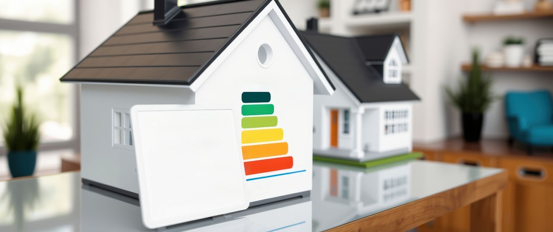 Panneaux solaires se détachant sur un ciel bleu éclatant parsemé de nuages ​​blancs duveteux.