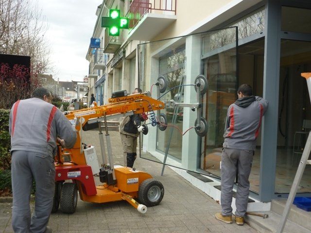 Installation de vitrine