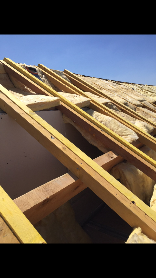 Pose de charpente traditionnelle