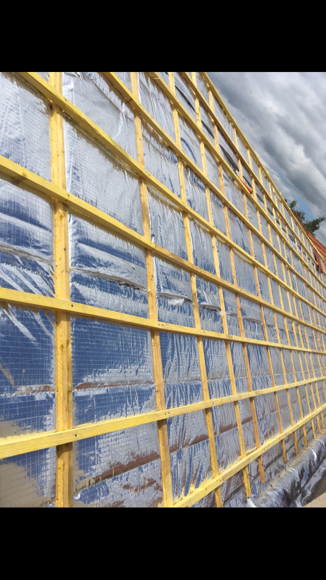 Charpente lamellée collée