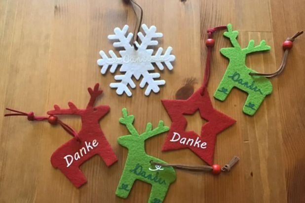 Dekorationen zum Hängen