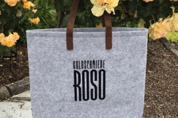 Bedruckte Tasche vom Flock-Druck-Service Feustel