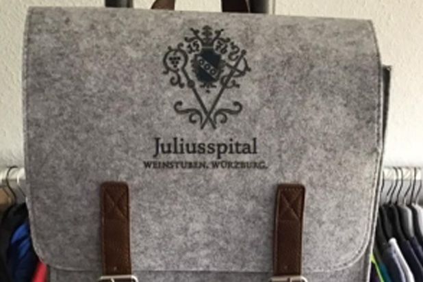 Bedruckte Tasche vom Flock-Druck-Service Feustel