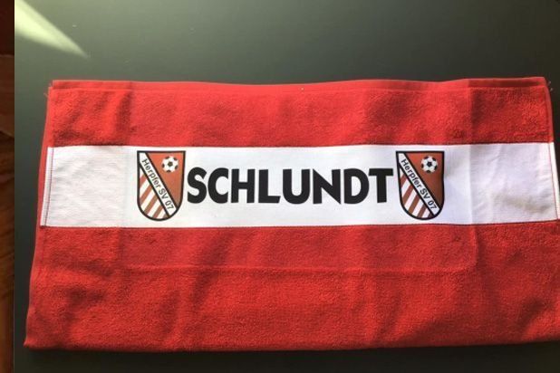 Bedrucktes Tuch vom Flock-Druck-Service Feustel