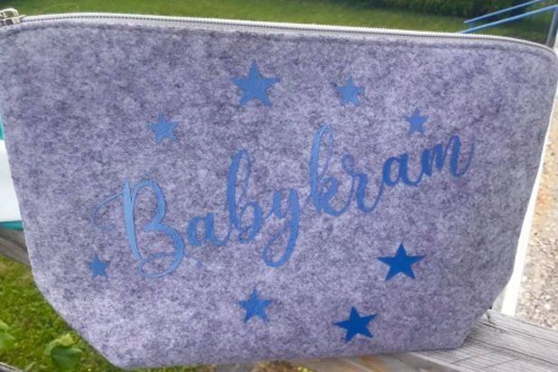 Bedruckte Tasche vom Flock-Druck-Service Feustel