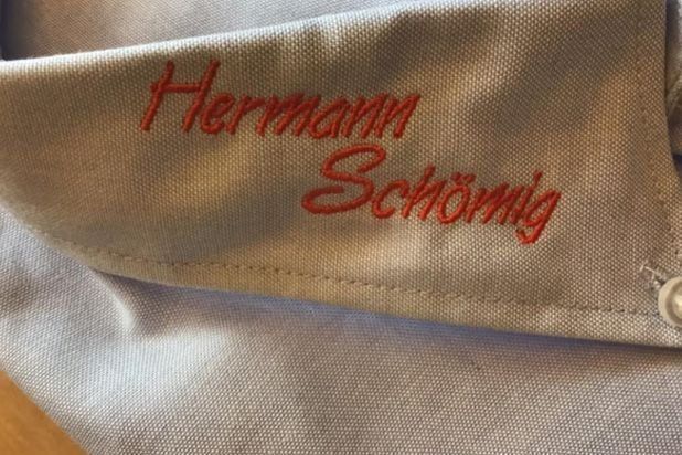 Bedrucktes Kleidungsstück vom Flock-Druck-Service Feustel