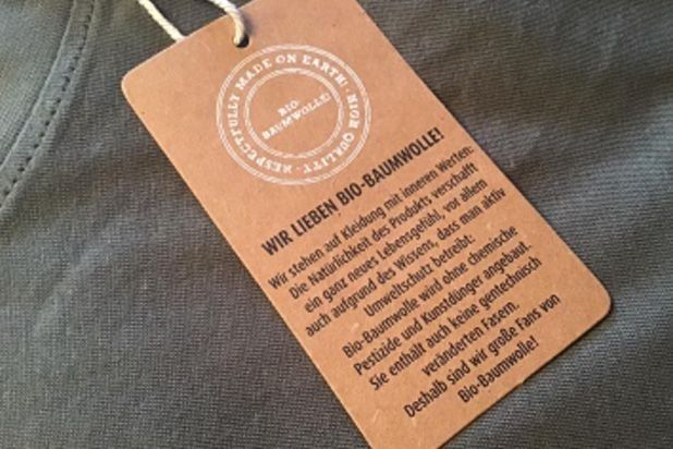 Bio-Baumwolle-T-Shirt, Flock-Druck-Service Feustel