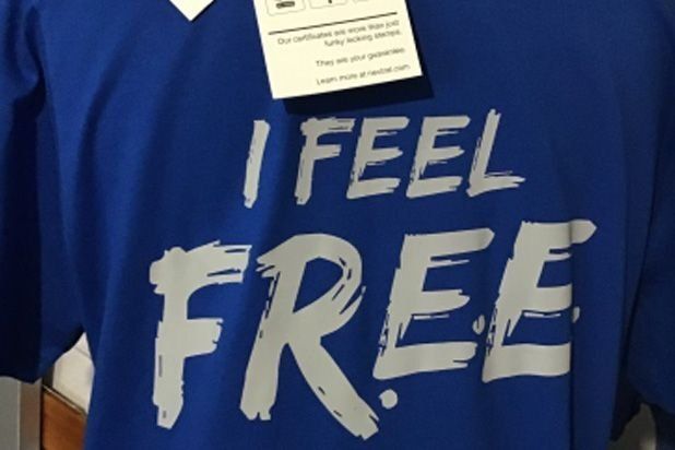 Bedrucktes T-Shirt vom Flock-Druck-Service Feustel