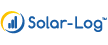 Das Solar-Log-Logo ist ein blau-gelbes Logo auf weißem Hintergrund.