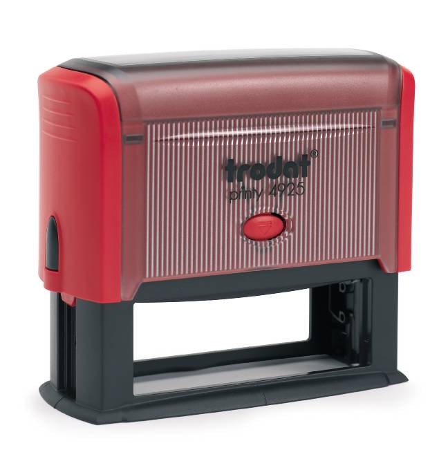 Trodat Printy 4928 rouge à rayures