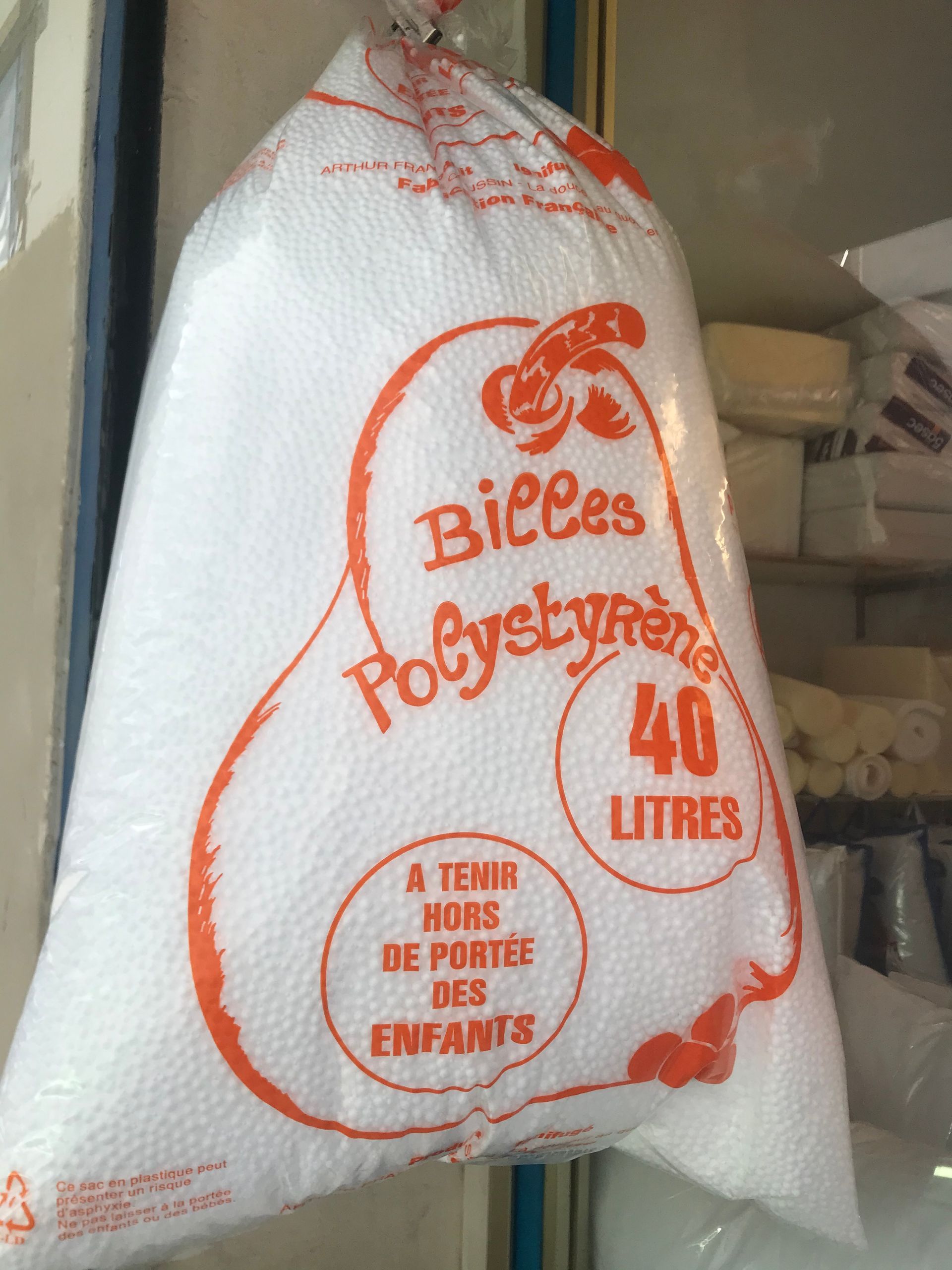 Billes de polystyrène