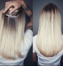 extension blond platine