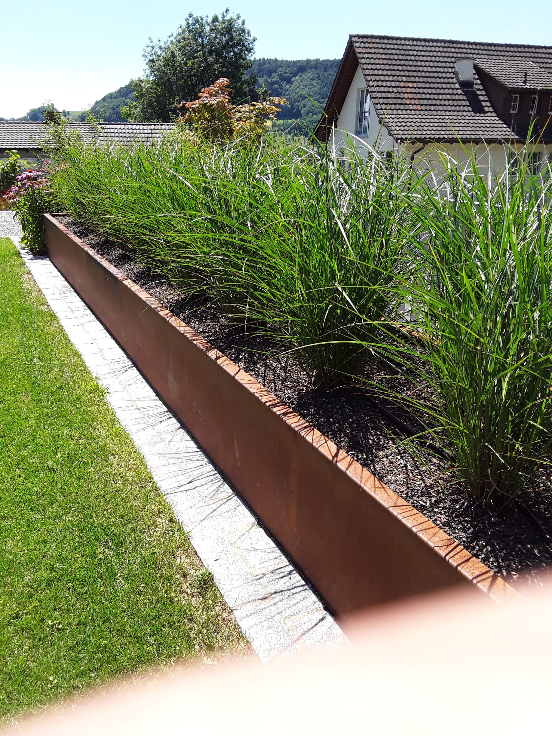 Neubau eines Gartens in Opfikon: kreative Ideen und professionelle Umsetzung.